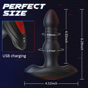 Hale - Wireless Remote Control Thrusting And Vibrating Prostate Massager