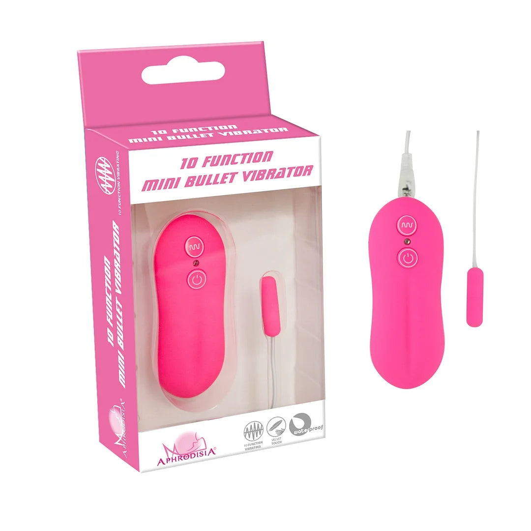 10 Frequency Mini G Spot Vibrator Wired Remote Control Vibrating Sex Toy