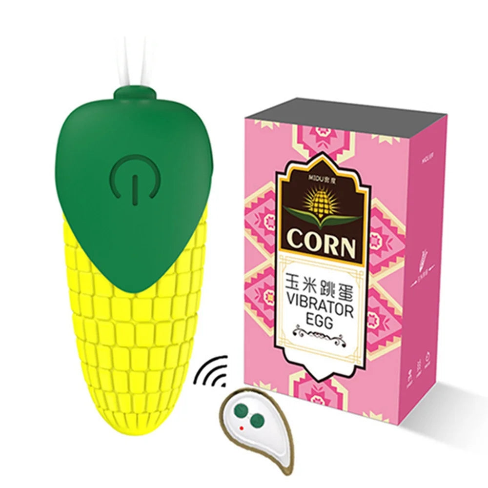 Wireless Remote Control Warming Vibrating Corn