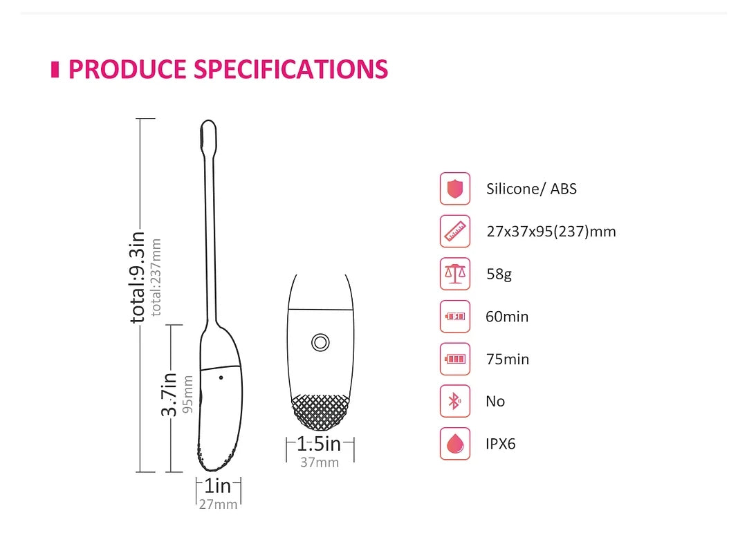 Magic Motion Love Egg Vibrator Sex Toys