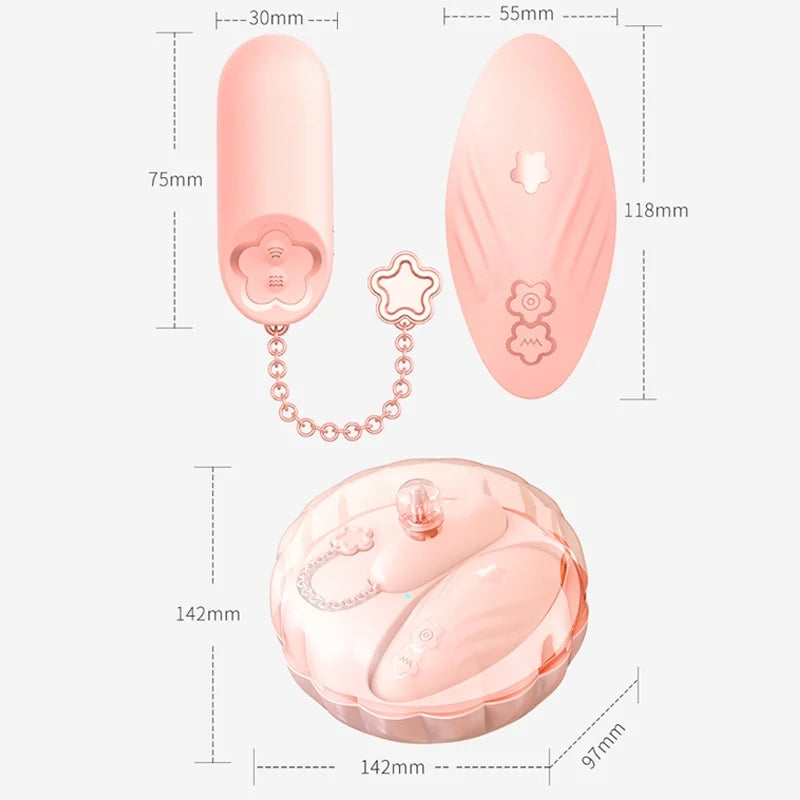 Wearable Vibrator Wireless Remote Control Clitoris Stimulator