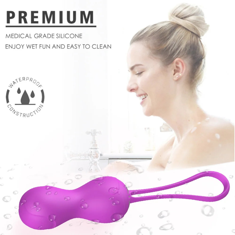 10 Speed Vibrating Egg Exercise Vagina Tighten Kegel Ball Egg Vibrator