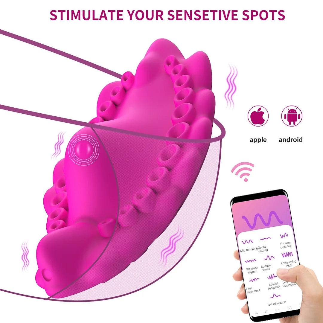 Wireless / App Remote Control 2-in-1 Wearable Vibrator With Panty