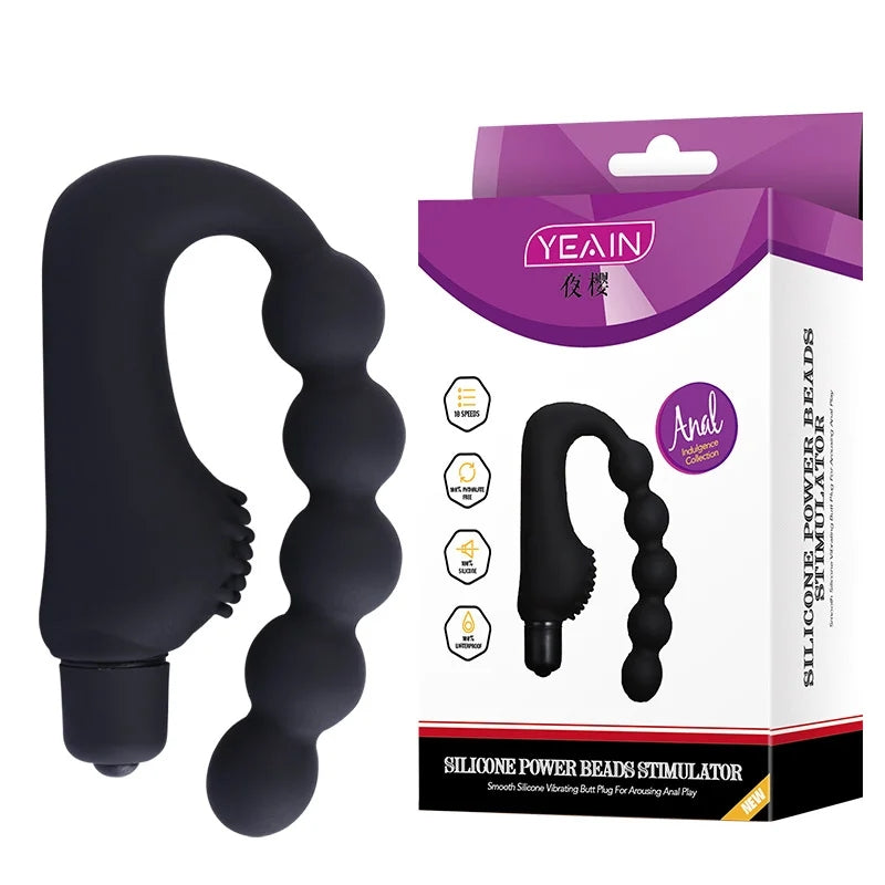 Silicone Anal Plug Prostate Massager G-spot Stimulator