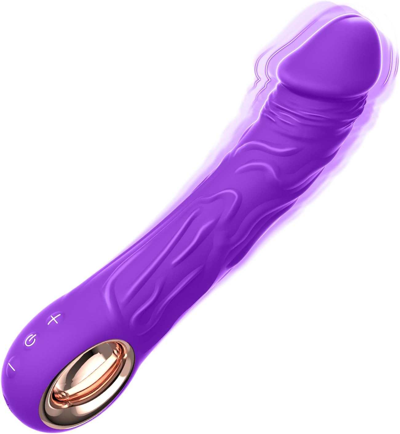 Realistic Waterproof Powerful Dildo Vibrator Clitoris G Spot Anal Stimulator with 10 Powerful Vibration Mode