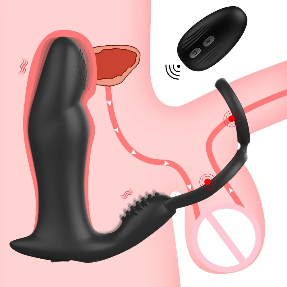 Prostate Massager Anal Plug Vibrator