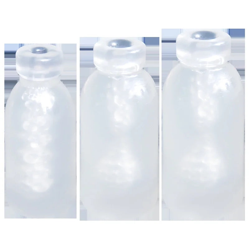 Transparent Milk Bottle Adsorption Masturbation