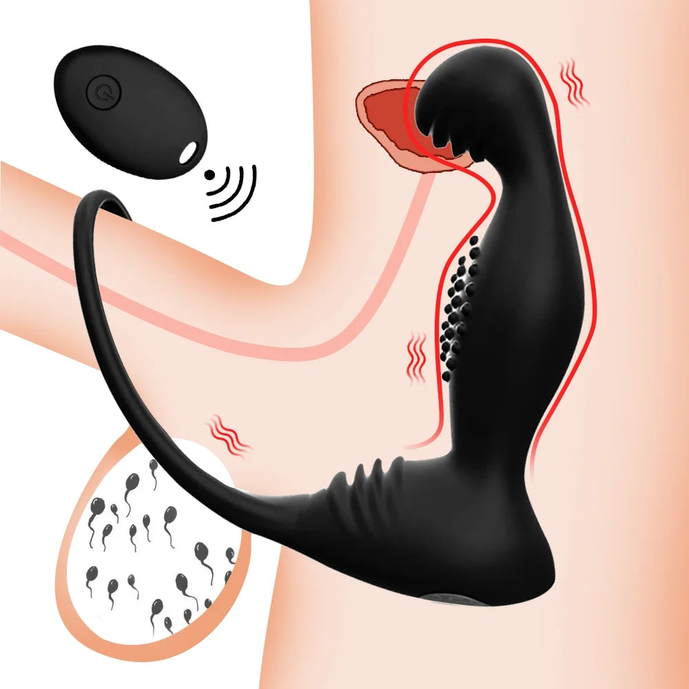 Wireless Remote Control G-spot Vibrator Prostate Massager