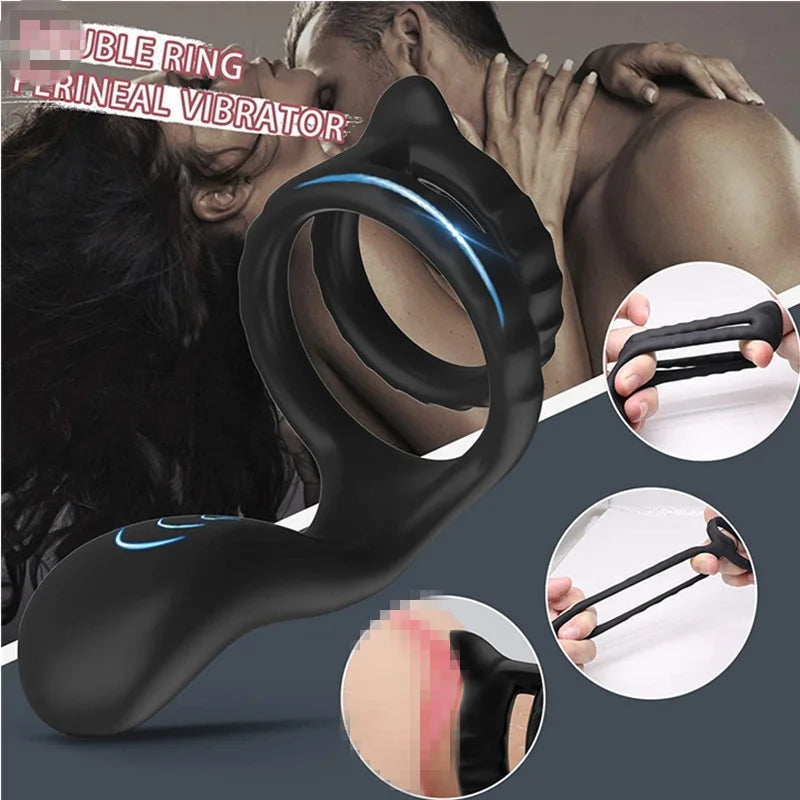 Benny - Vibrating Silicone Penis Ring for Couples