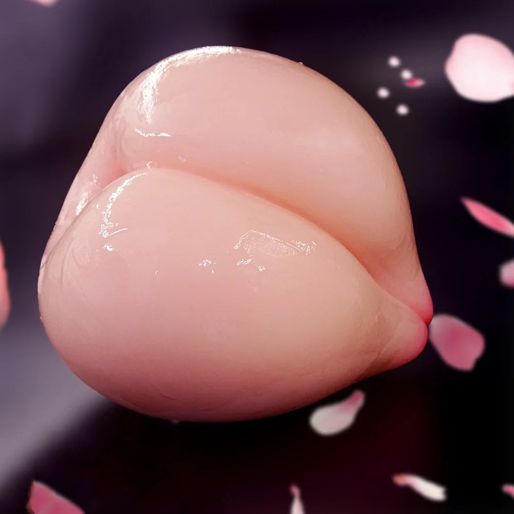 Peach Realistic Vagina Channel And Breast