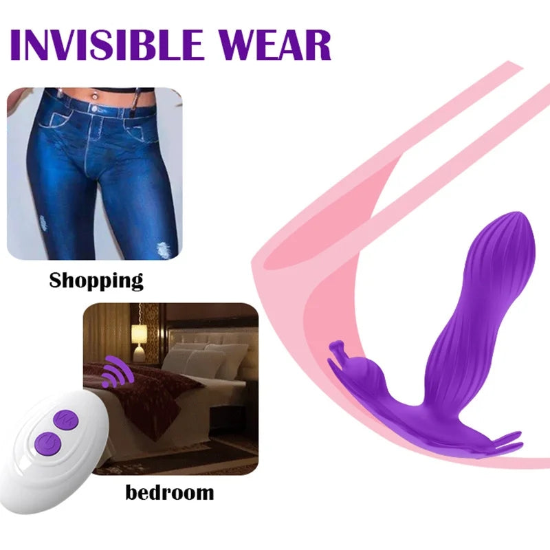 Butterfly Telescopic Strong Shock Panty Vibrator