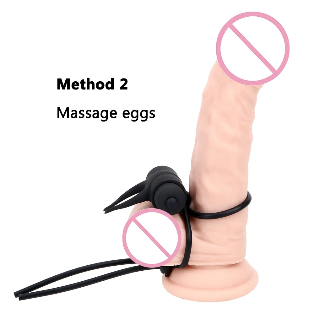 Vibrating Cock Ring Delay Ejaculation Ring Clitoris Stimulator Vibrator Penis Ring