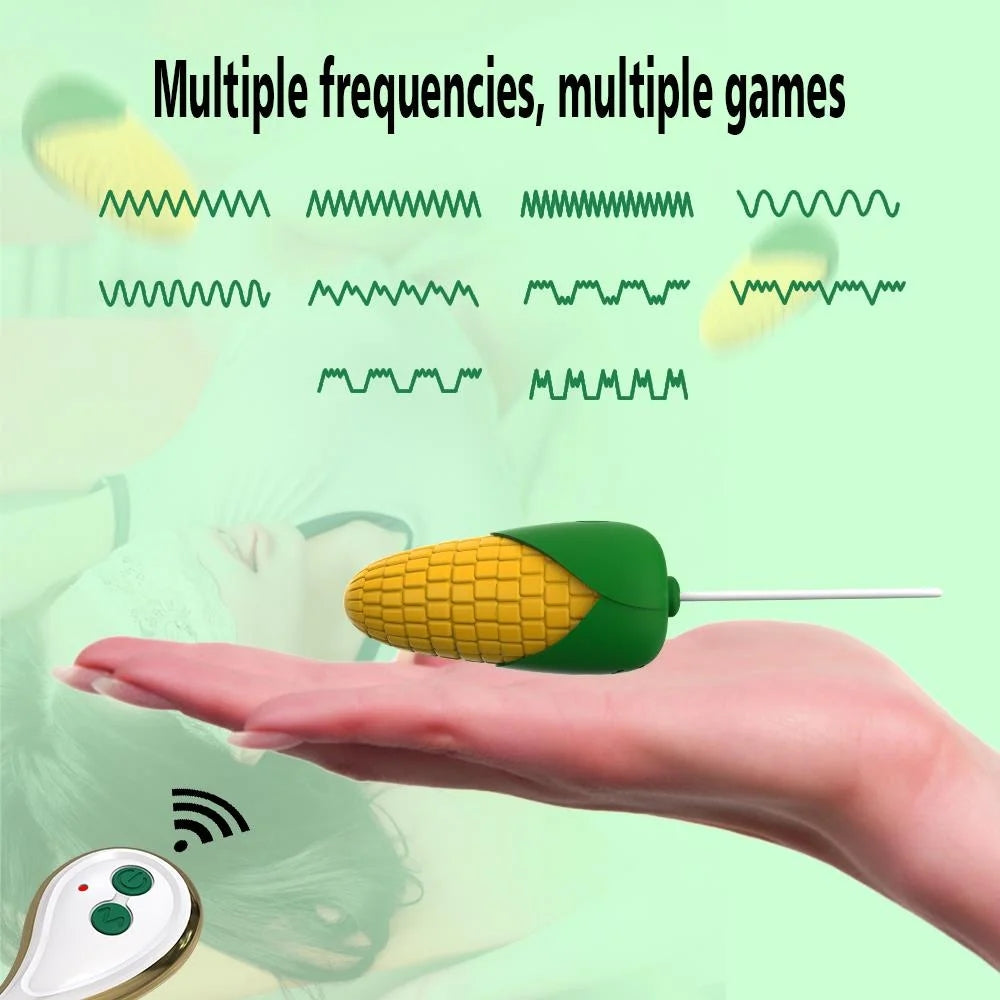 Wireless Remote Control Warming Vibrating Corn