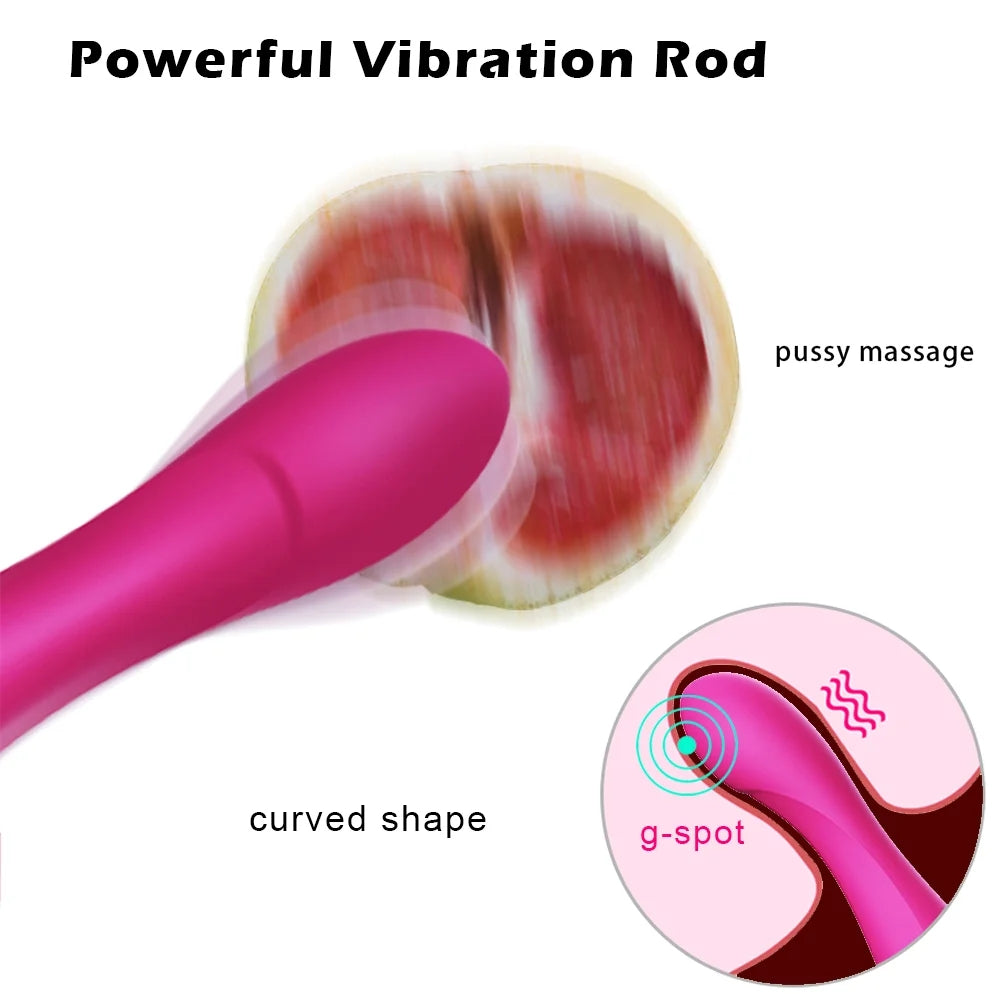 2 In 1 Invisible G-spot Tongue Vibrators Clit Licking Stimulator Breast Massager Vibrator