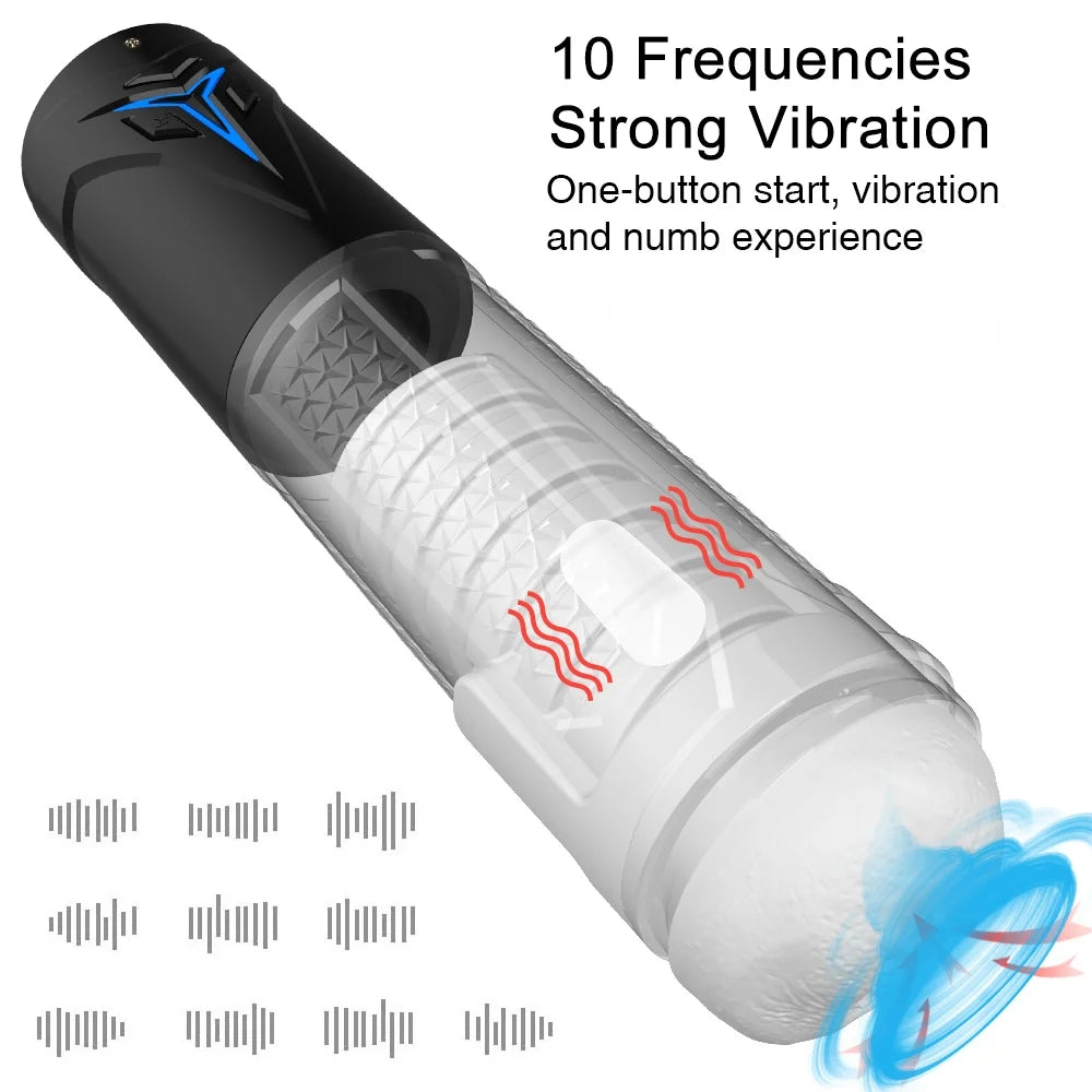 10 Frequency Vibration 3 Mode Suction Mars Penis Pump