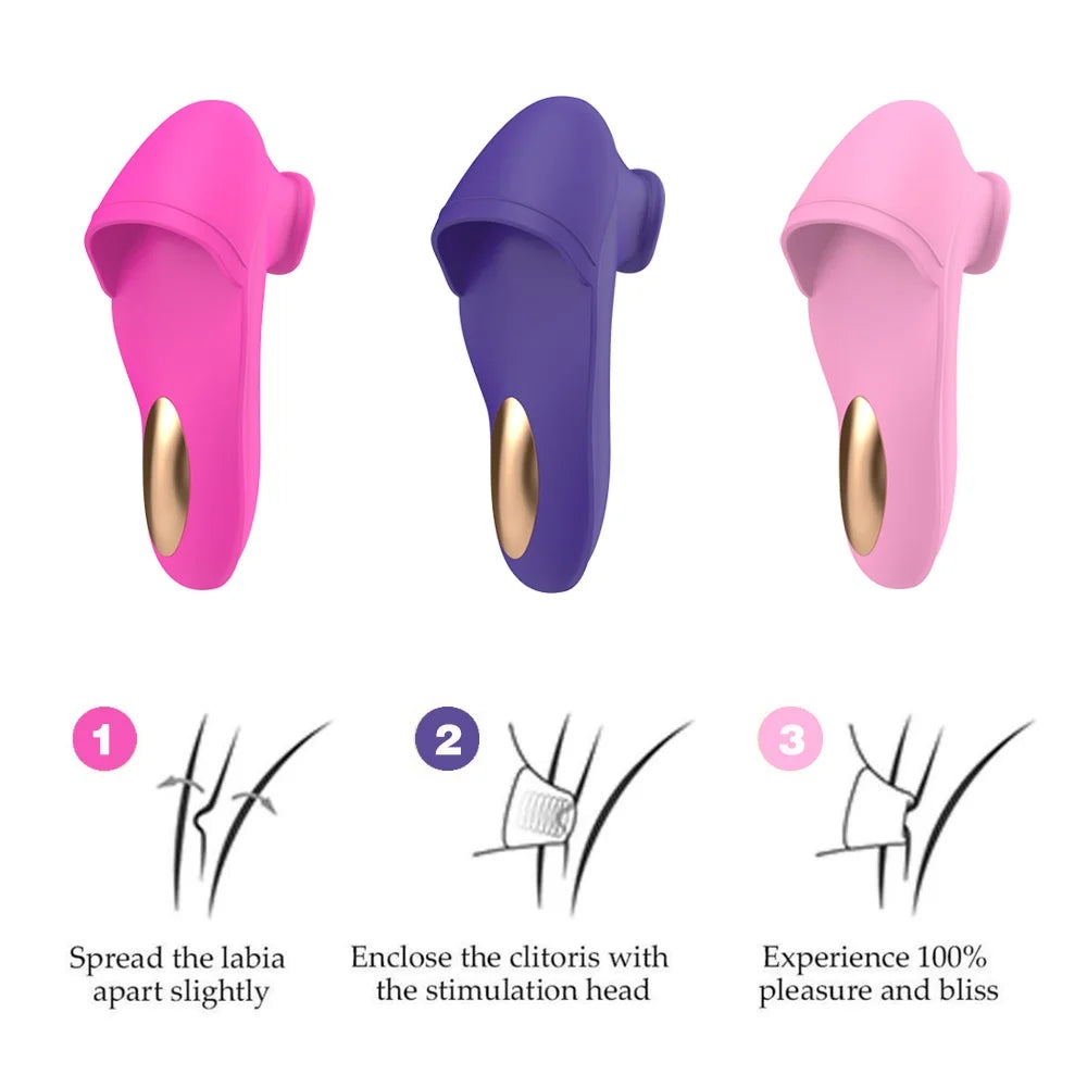 G-spot Finger Sucker Breast Massager Clitoris Vagina Stimulator