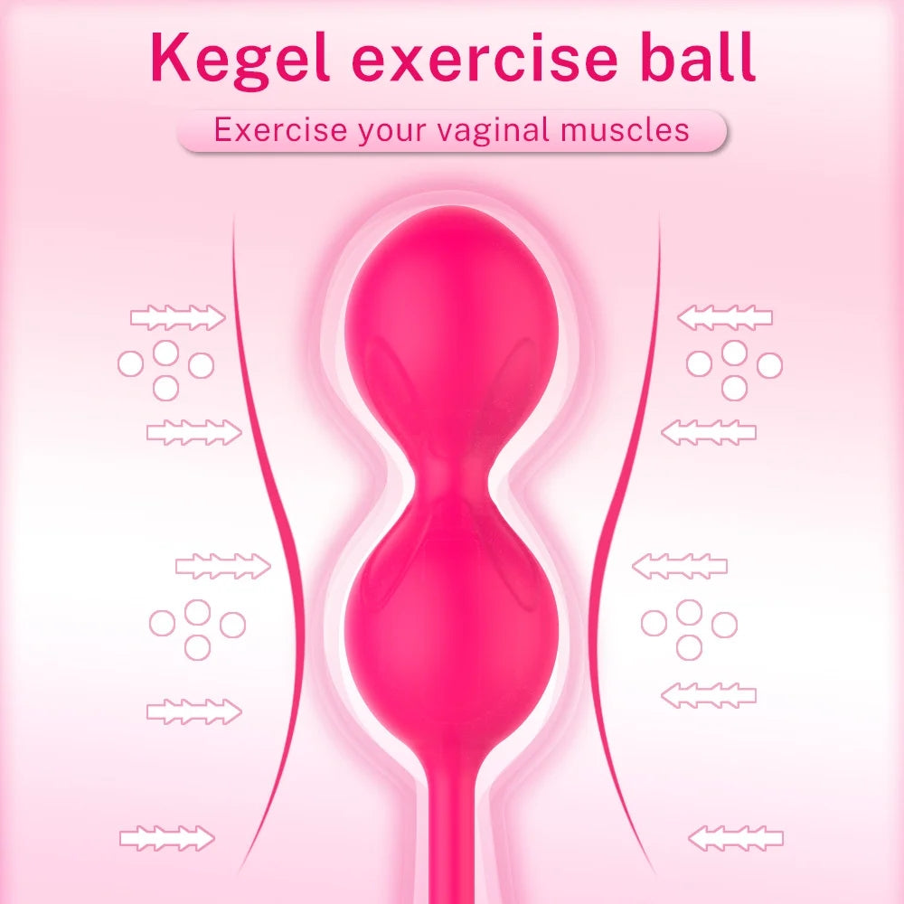 10 Frequency Vibrating Double Kegal Balls