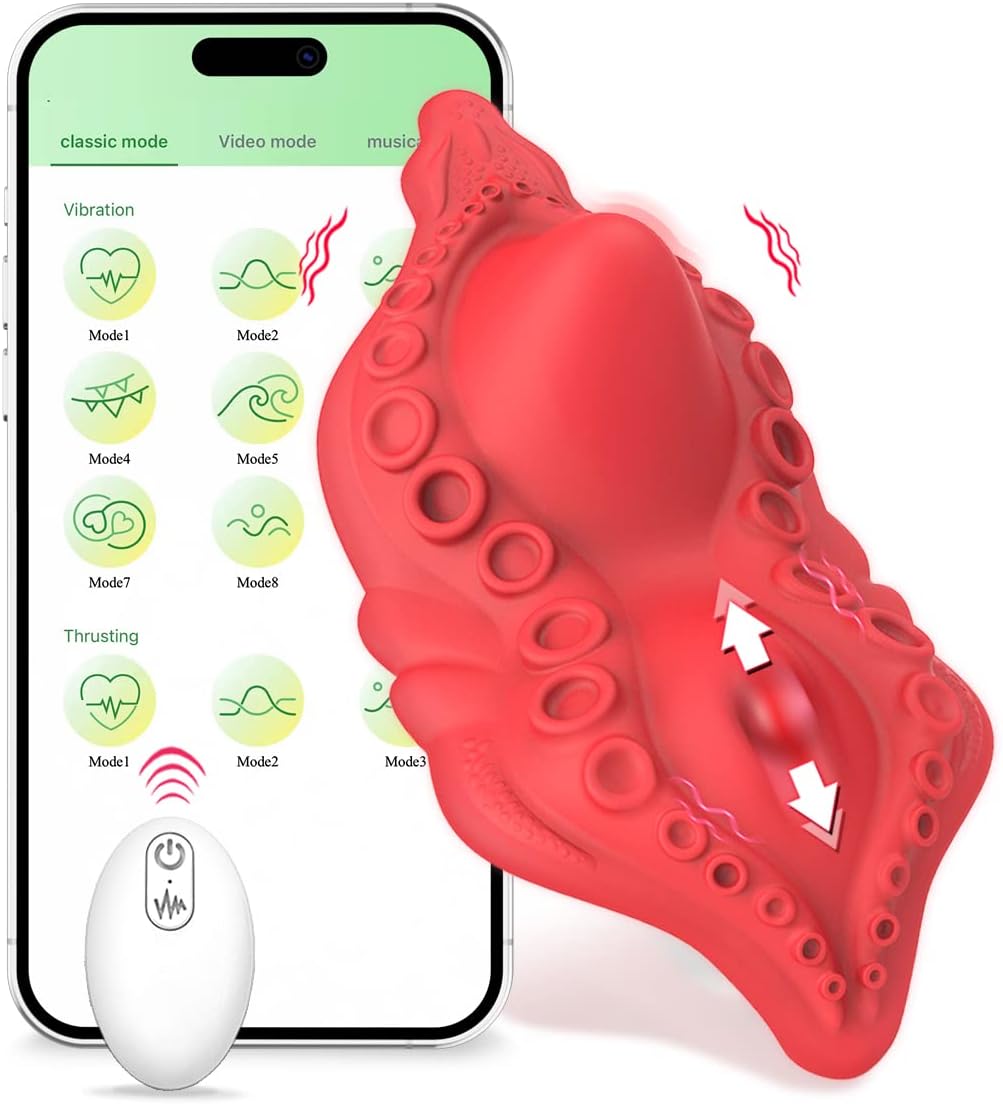 Butterfly Wearable Panty Vibrator with App & Remote Control Vibrating Clitorals Stimulator-ZhenDuo Sex Shop-ZhenDuo Sex Shop