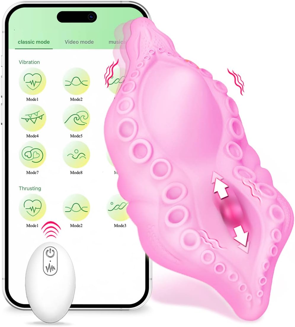 Butterfly Wearable Panty Vibrator with App & Remote Control Vibrating Clitorals Stimulator-ZhenDuo Sex Shop-ZhenDuo Sex Shop