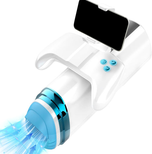 DiChun Automatic 10 Thrusting & Vibrating Modes Male Masturbator with Phone Holder Gamepad