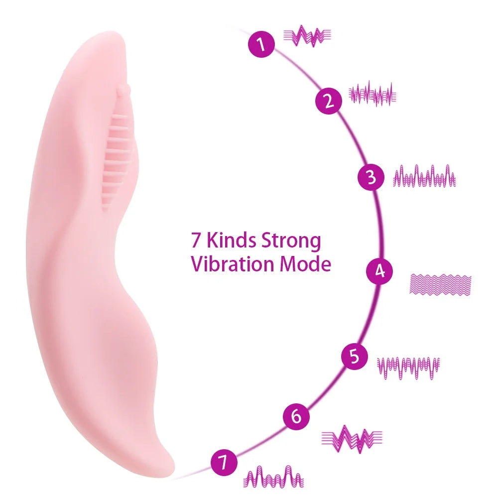 Wireless Remote Control Butterfly Vibrating Panties Dildo Vibrator Clitoral Stimulator