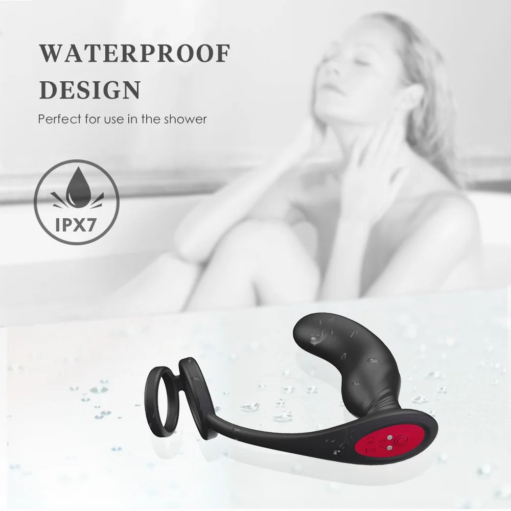 Siren - Wireless Remote Control Rotating Beads Vibrating Prostate Massage