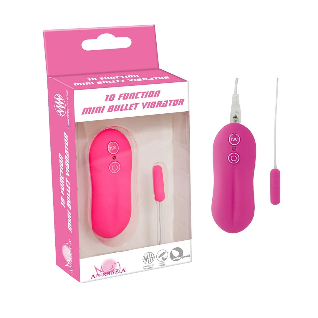 10 Frequency Mini G Spot Vibrator Wired Remote Control Vibrating Sex Toy