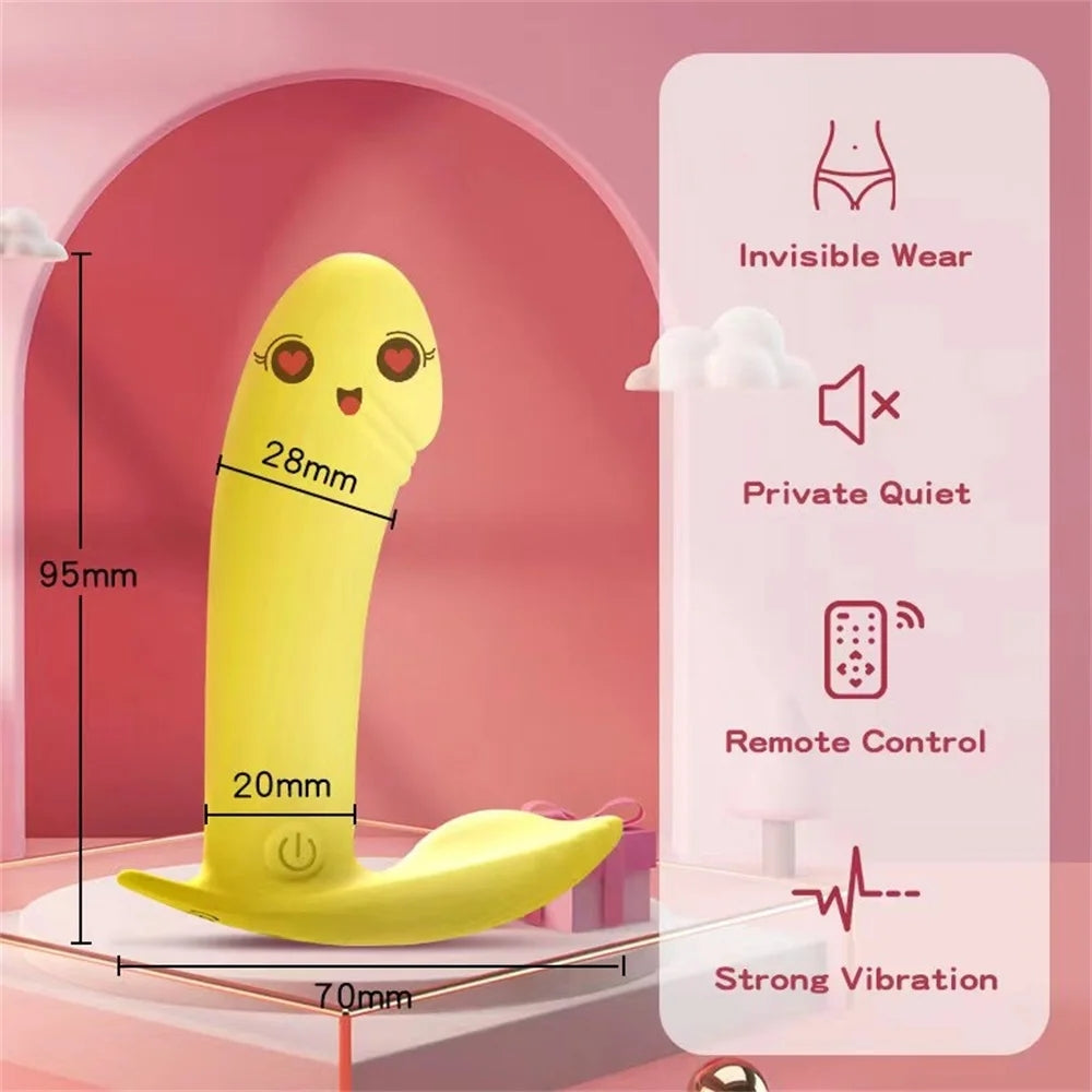 Remote Control Wireless Wearable Vibrating Panties