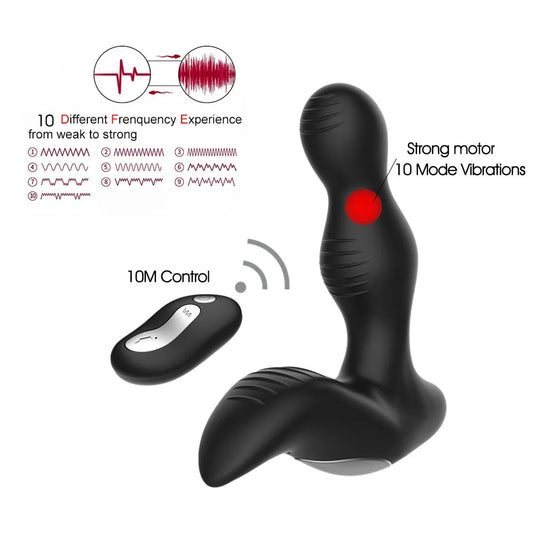 G-point Massage Stick Couples Use Remote Charging Prostate Massager