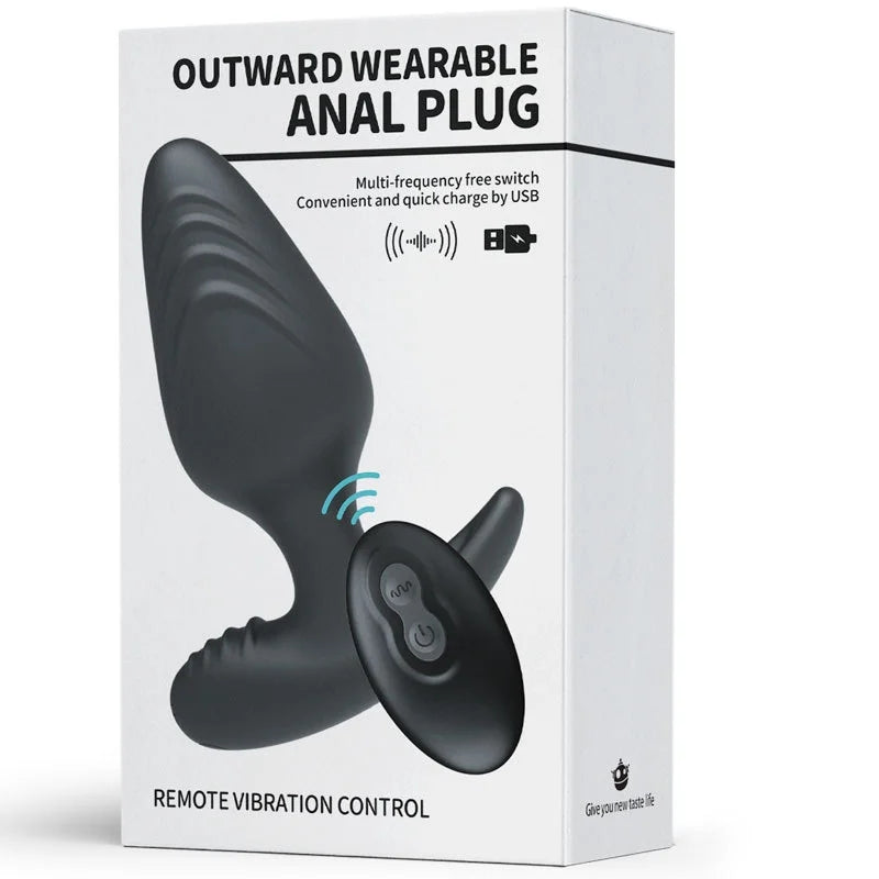 Anal Vibrators Wireless Remote Control Dildo Butt Plug For Adults