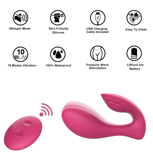 Wireless Remote Control 10 Frequency Strong Shock Panty Vibrator