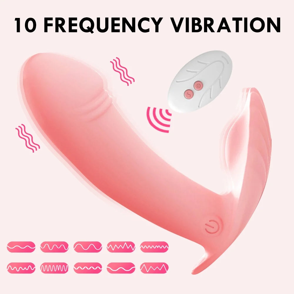 Remote Control Wireless Wearable Vibrating Panties