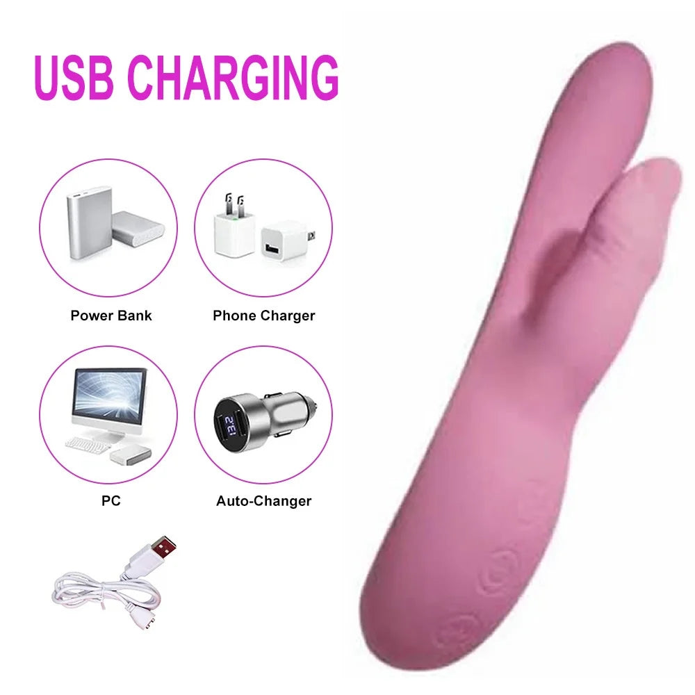 2-in-1 Heating G-spot Vibrator