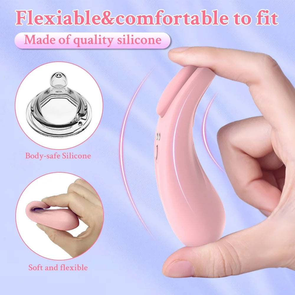 Wireless Remote Control Magnetic Suction Panty Vibrator