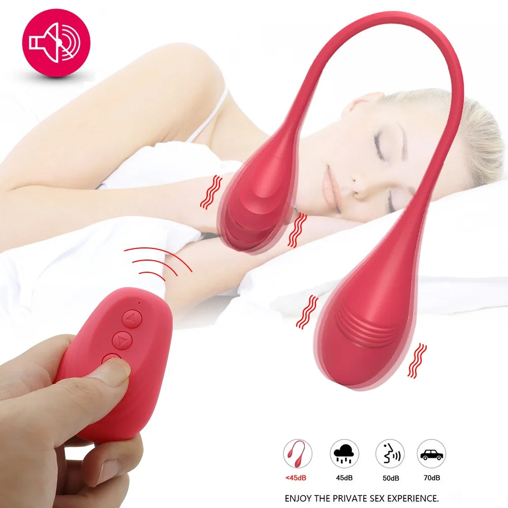 Wireless Remote Double Head Vibrating Egg