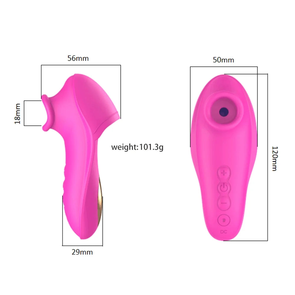 G-spot Finger Sucker Breast Massager Clitoris Vagina Stimulator