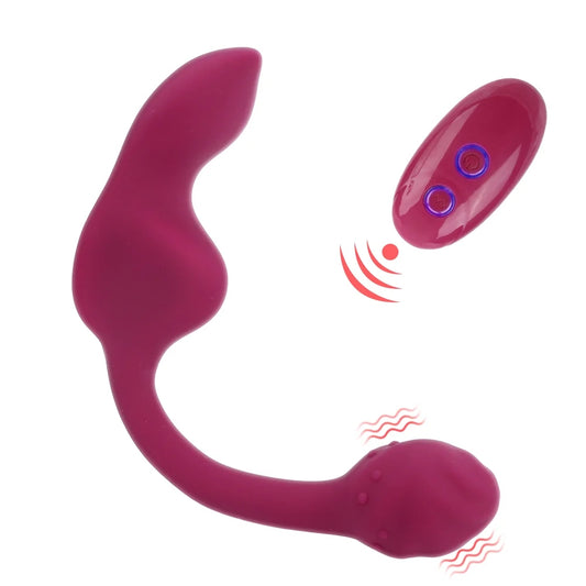 3 Point Stimulator Panty Vibrator With Tail