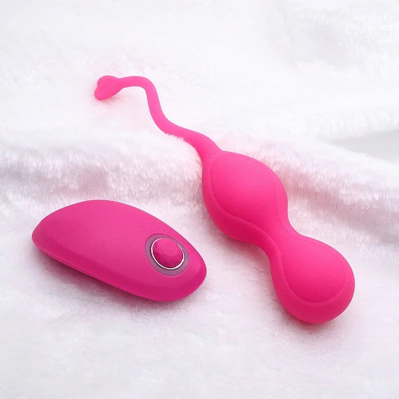 Women's Wireless Silicone Egg Skipping Balls