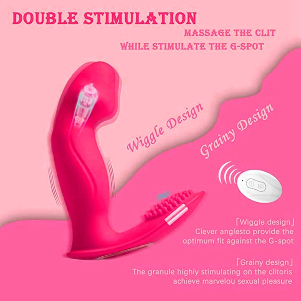 Wireless Remote Control Vibrator Wearable G-spot Stimulator