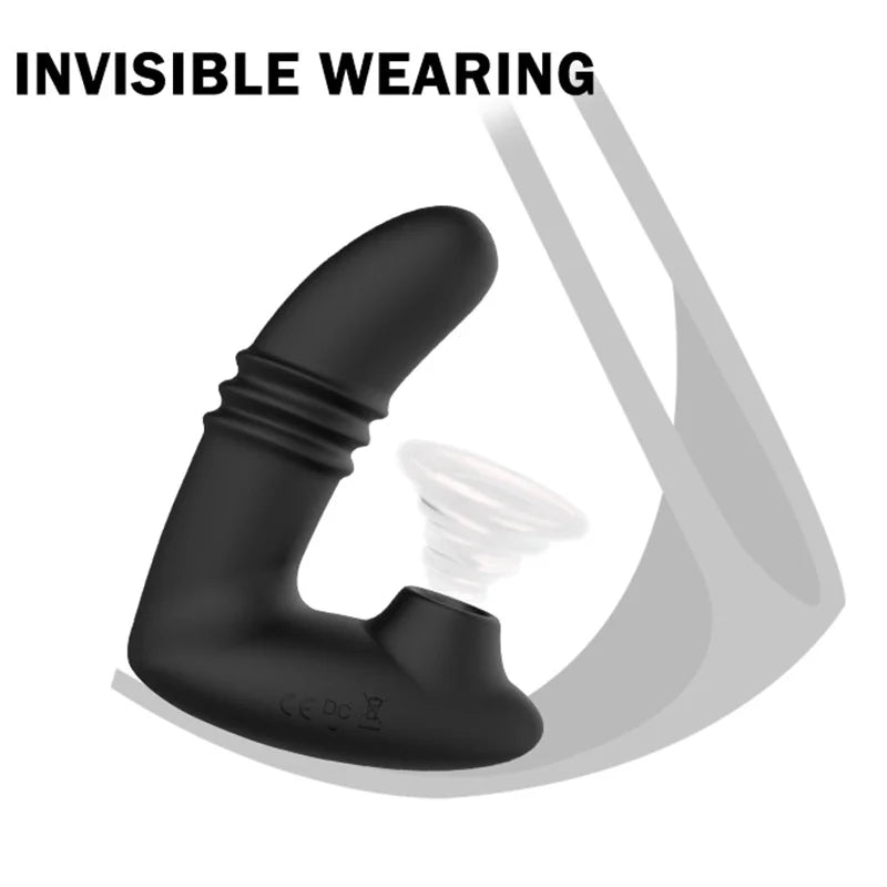 10 Modes Wearable Sucking Vibration G-spot Prostate Anal Vibrator