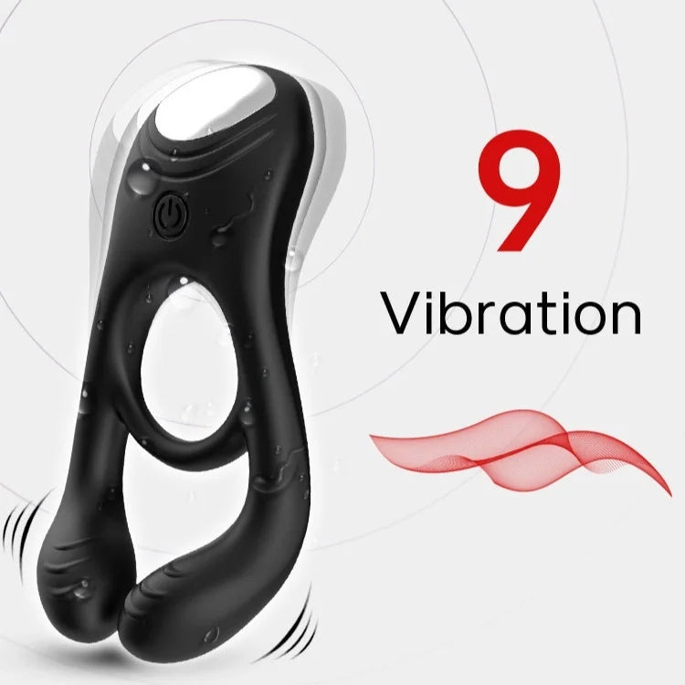 Wireless Remote Control Vibrating Clit Stimulator & Penis Ring