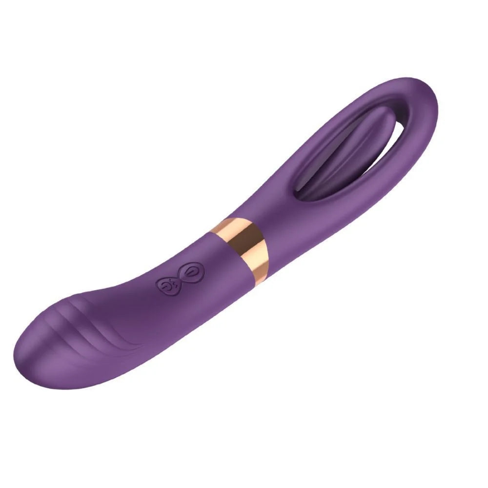 Lisa Flicker Double Headed Patting & Vibrating G-spot Vibrator