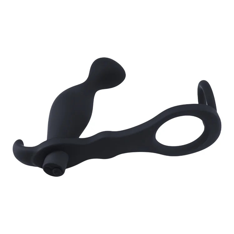 Vibrating Penis Ring With Prostate Massager