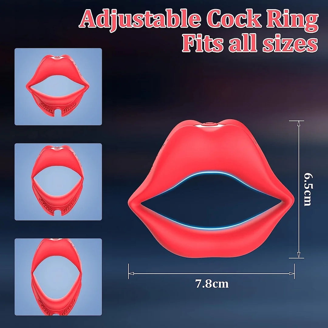 Male Rose Toy Wireless Remote Control Vibrating Penis Ring