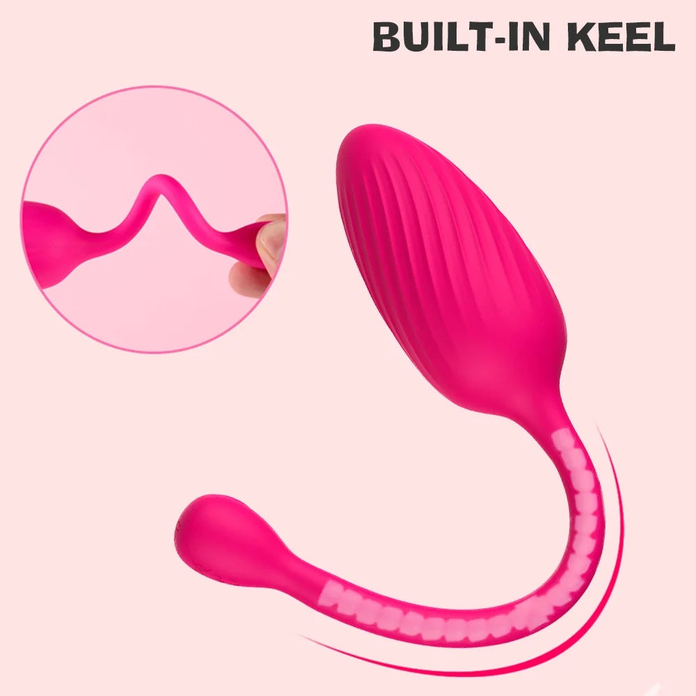 Remote Control Vibrating Egg Built-in Kegel Ball Panties Vibrator