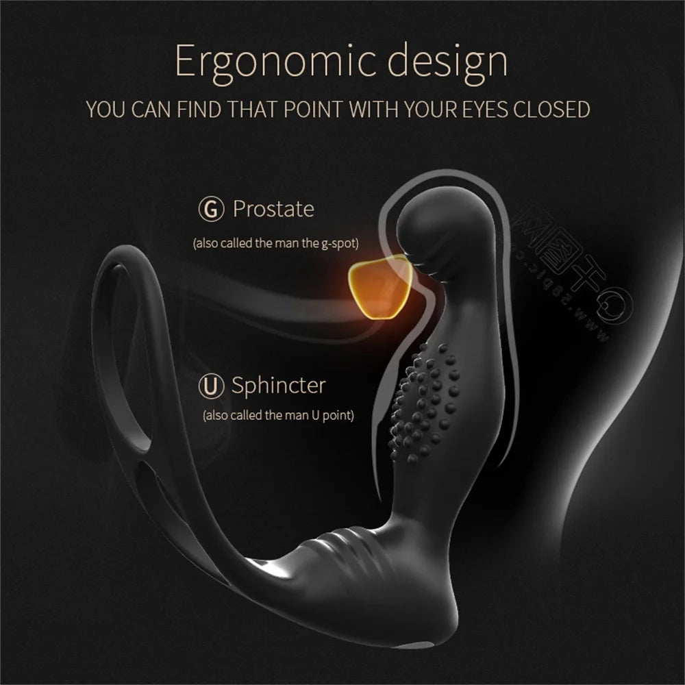 Wireless Remote Control G-spot Vibrator Prostate Massager