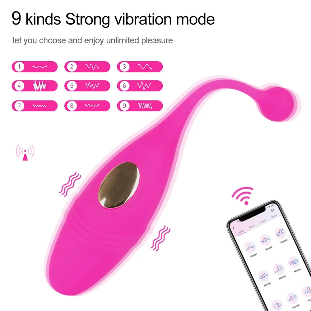 App Remote Control Vibration Egg Skipping Adult Sex Products