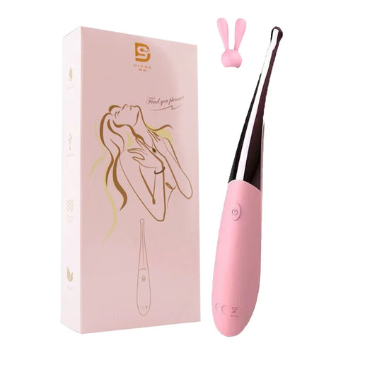 High Frequency G Spot Vibrator With Clit Stimulating Head