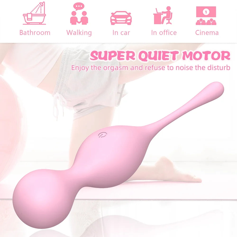 Remote Control Kegel Ball Vibrating Ben Wa Egg G-spot Vaginal Stimulator