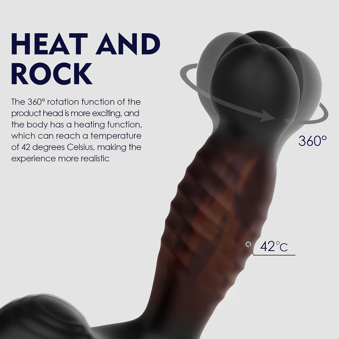 3-in-1 Heating Rotating And Vibrating Prostate Massager